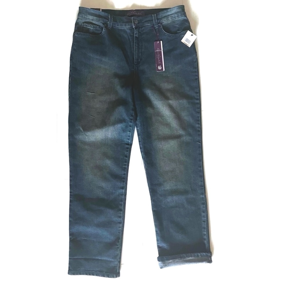 GLORIA VADERBILT Amanda the Original Slimming Jean Classic Rise Women’s 12 Short